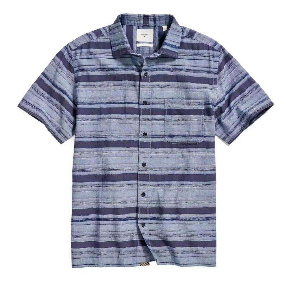 NEW BILLY REID men's treme block shirt in navy blue